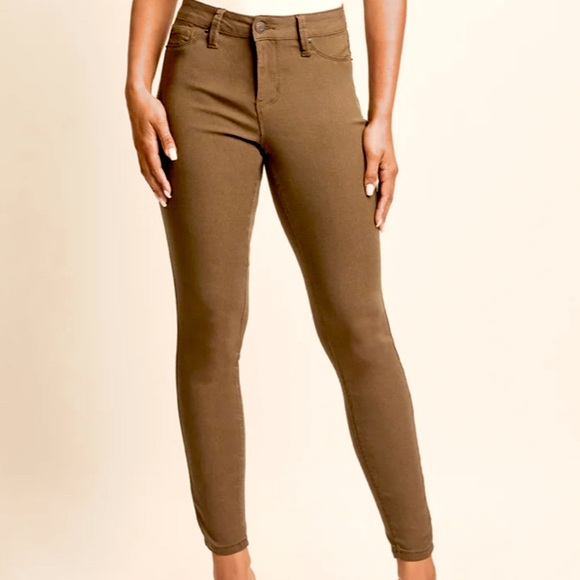 Greenish-Brown Royalty for me Jeggings - Picture 1 of 6